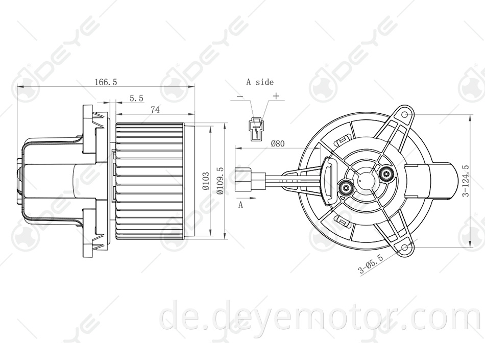 AIJ50100 DS676469 heißer Verkauf Universal-Klimaanlage-Gebläsemotor für RENAULT KWID Dodge Ram 1500 5.2